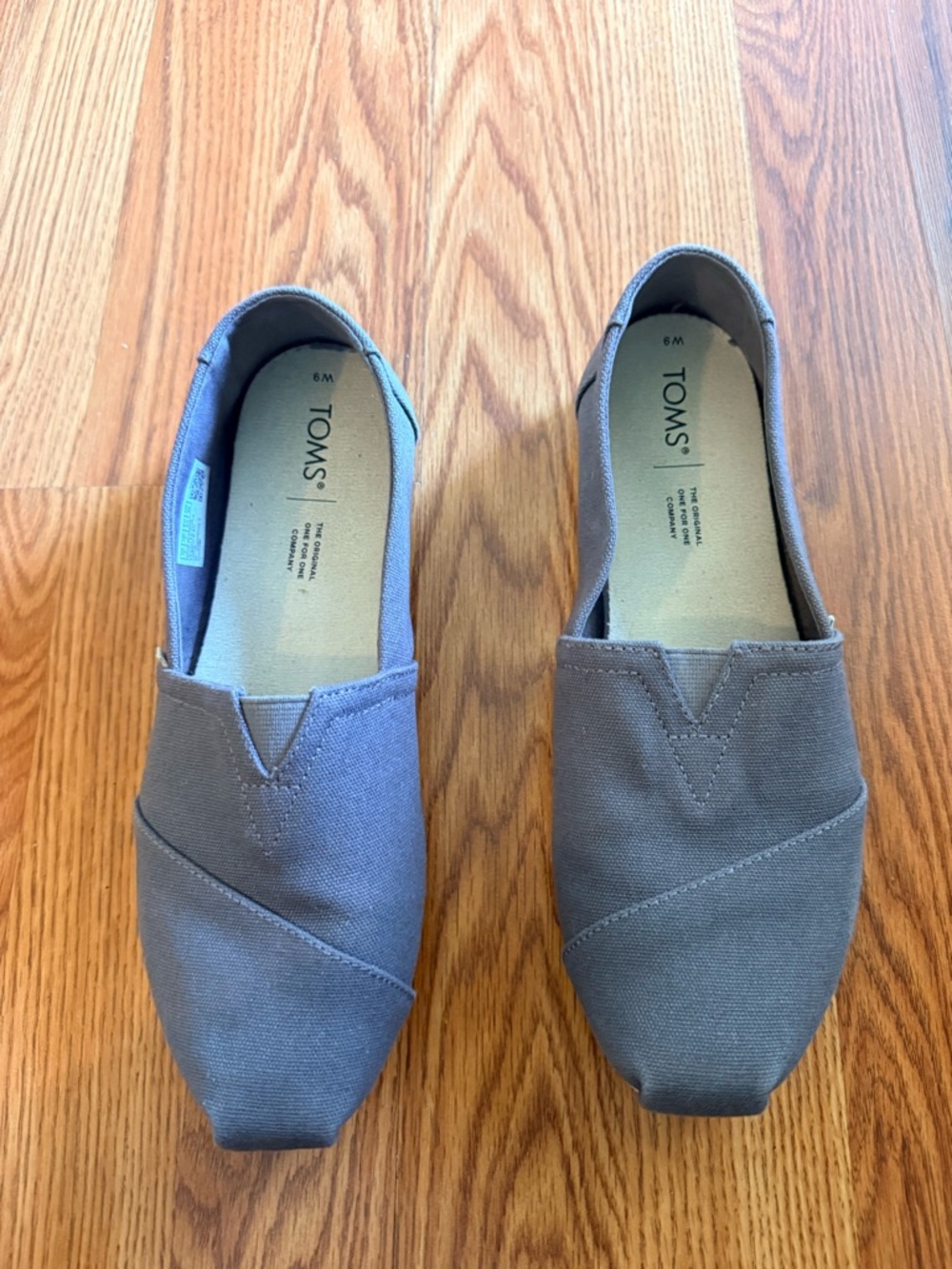 Toms Classic Slip-On Canvas Shoes - Gray